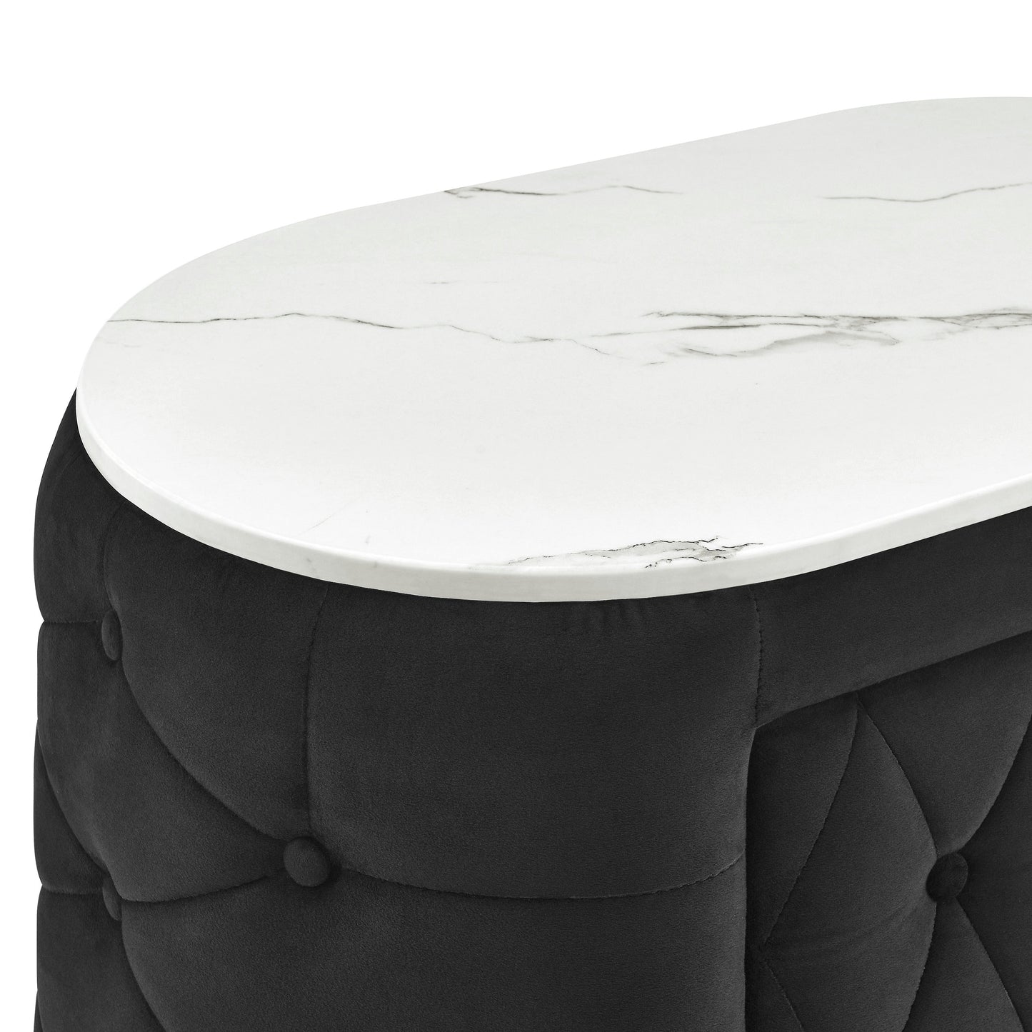 Natalia Black Upholstered Bedroom Set with TV Lift from Crown Mark - Luna Furniture