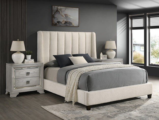 Agnes Bed in IvoryFinish