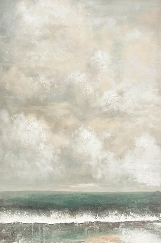 Hand painted textured canvas