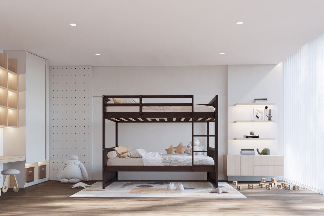 Bunk Bed Espresso TWIN over TWIN