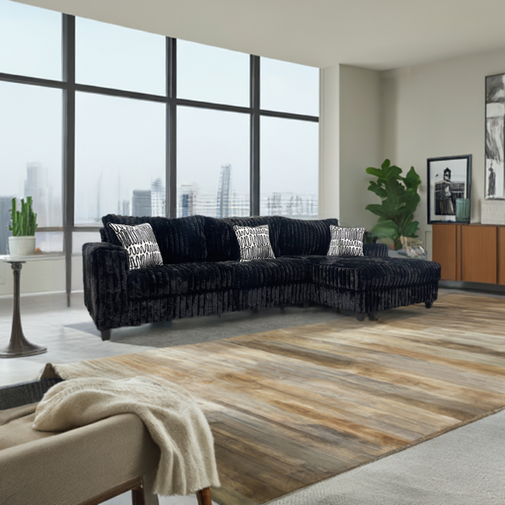 ADEL Black Sectional