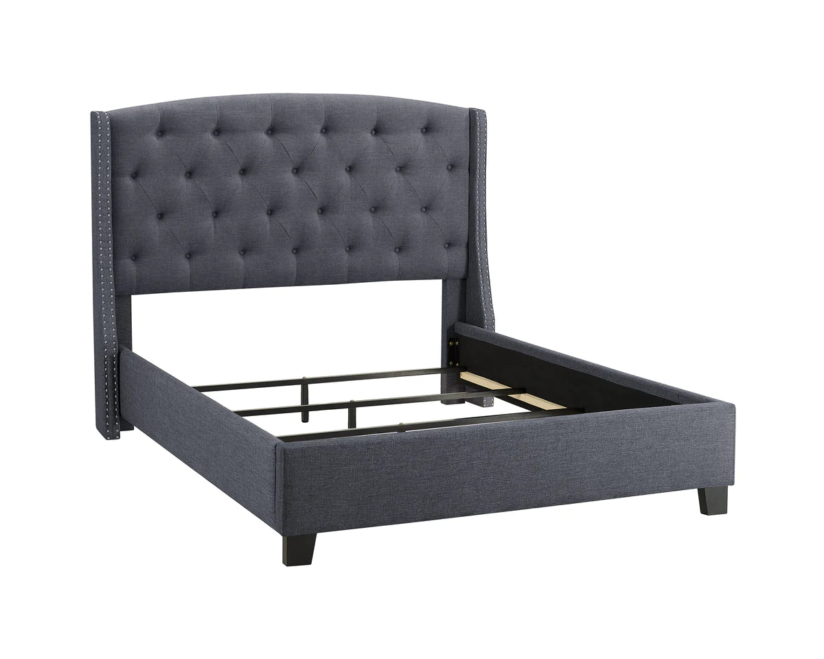 Eva Gray Upholstered Bed linen