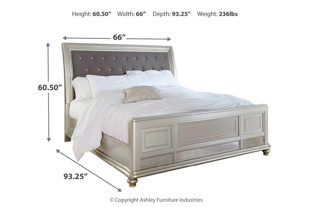 Coralayne Sleigh Bed