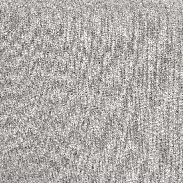 Rosabelle Ivory Tufted Bed Frame Queen, King