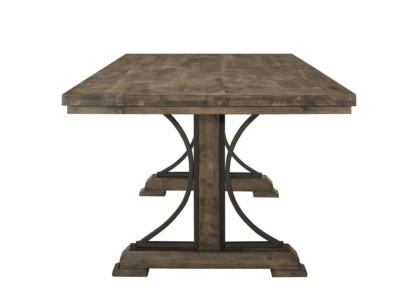 Quincy Grayish Brown Dining Set from Crown Mark - Luna Furniture