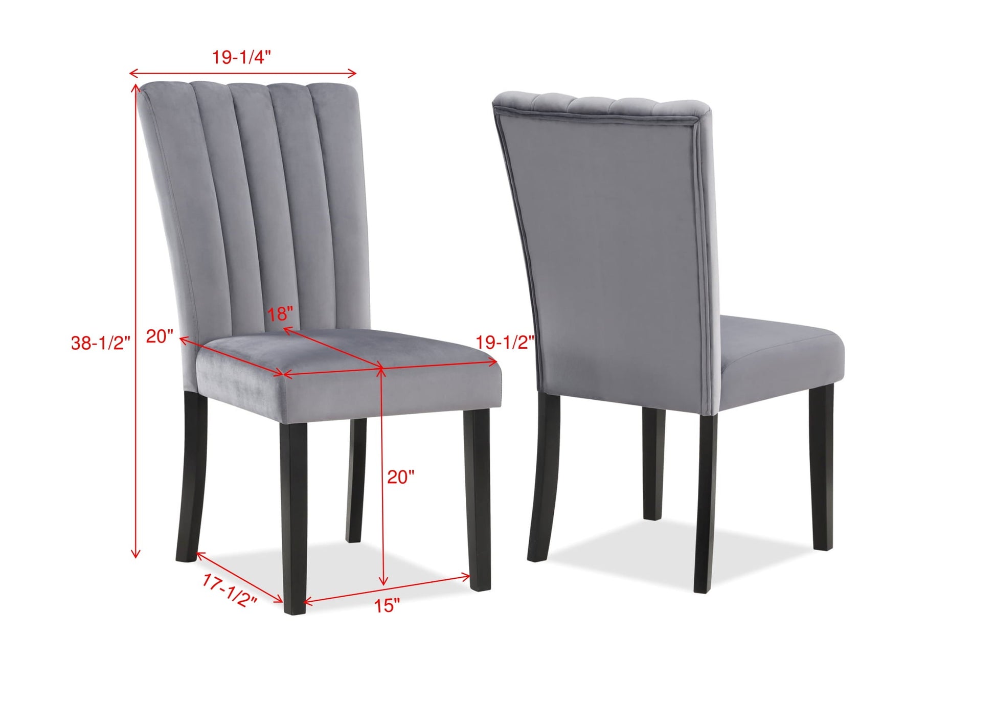 Pascal Black/Gray Marble-Top Dining Set from Crown Mark - Luna Furniture