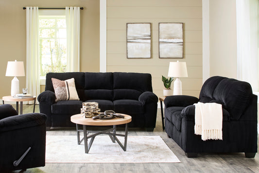 SimpleJoy Onyx Living Room Set from Ashley - Luna Furniture