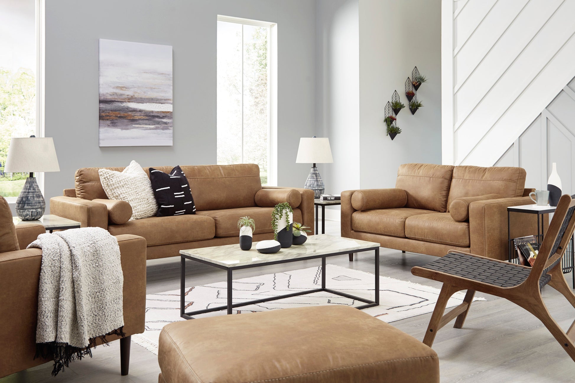 Telora Caramel Living Room Set from Ashley - Luna Furniture