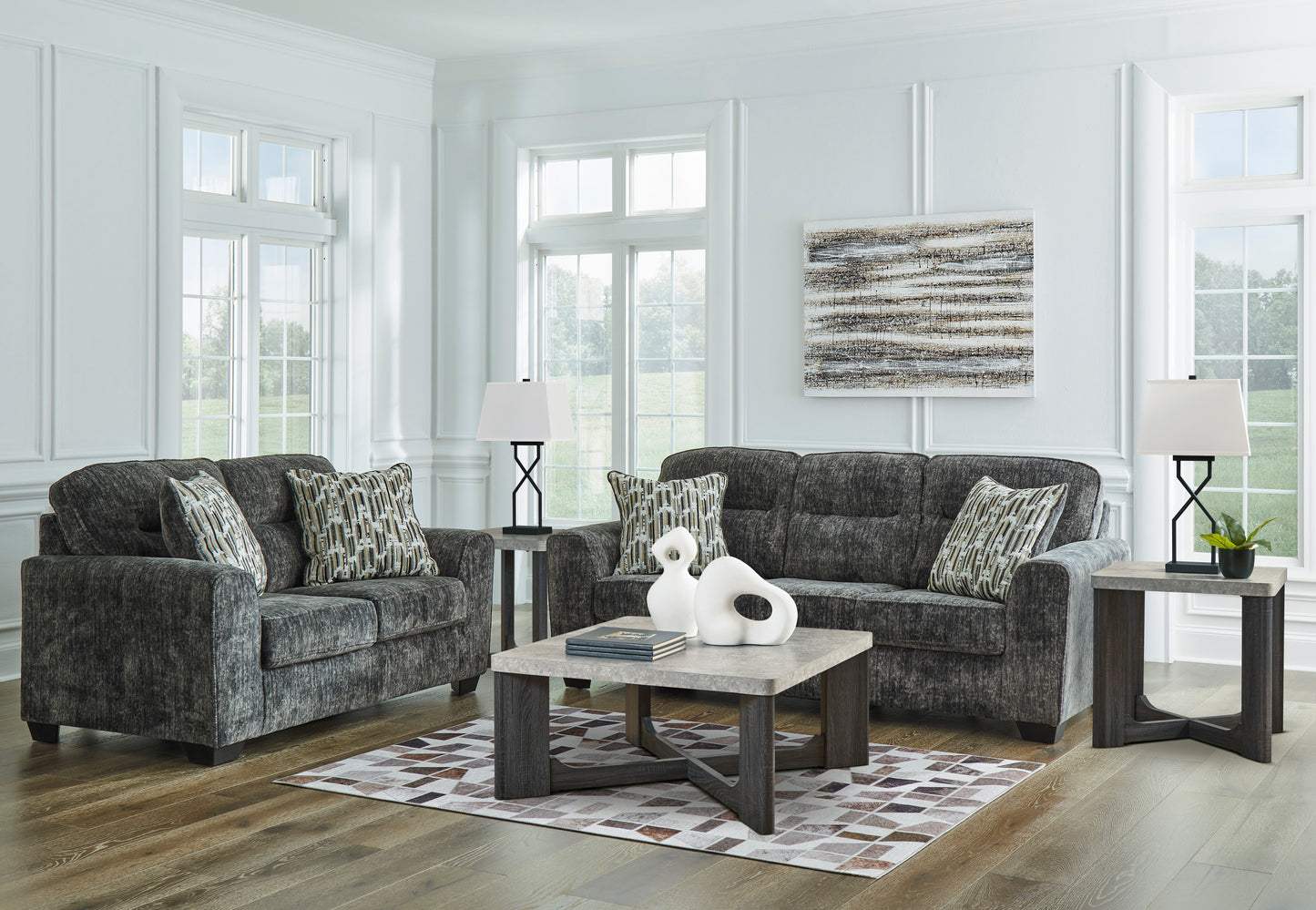 Lonoke Sofa and Loveseat SKU - PKG015438 (5050438,5050435)