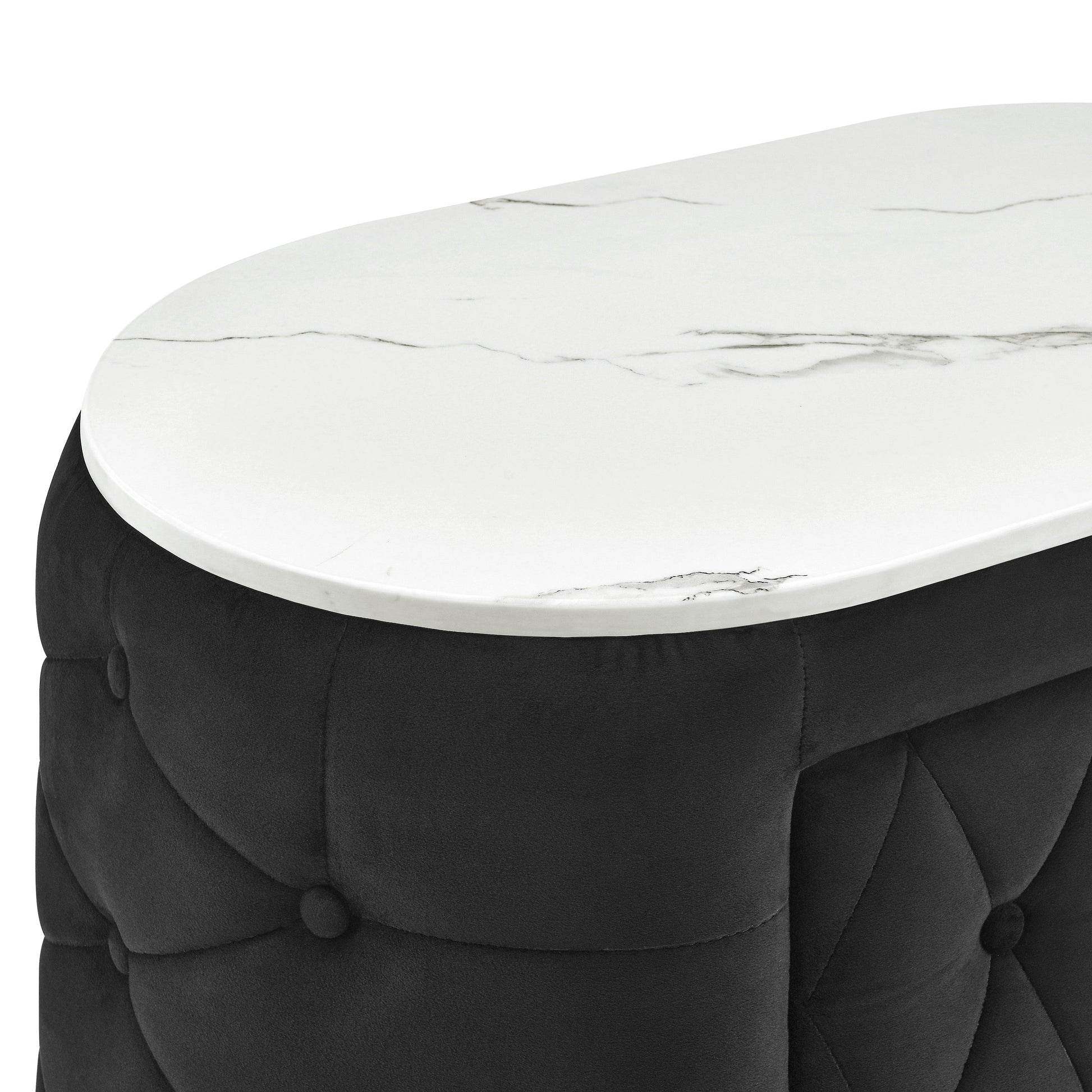 Natalia Black Upholstered Bedroom Set with TV Lift from Crown Mark - Luna Furniture