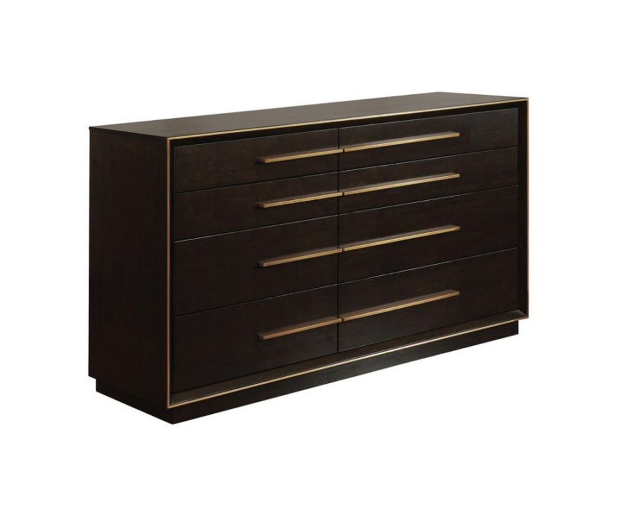 Durango 8-drawer Dresser with Mirror Smoked Peppercorn