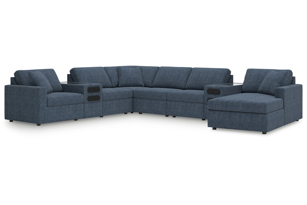 Modmax Ink 8-Piece Sectional with Audio System and Chaise from Ashley - Luna Furniture