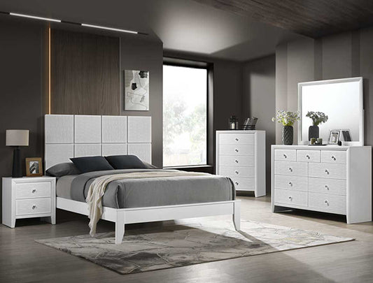 DENKER-EVAN WHITE BEDROOM SET