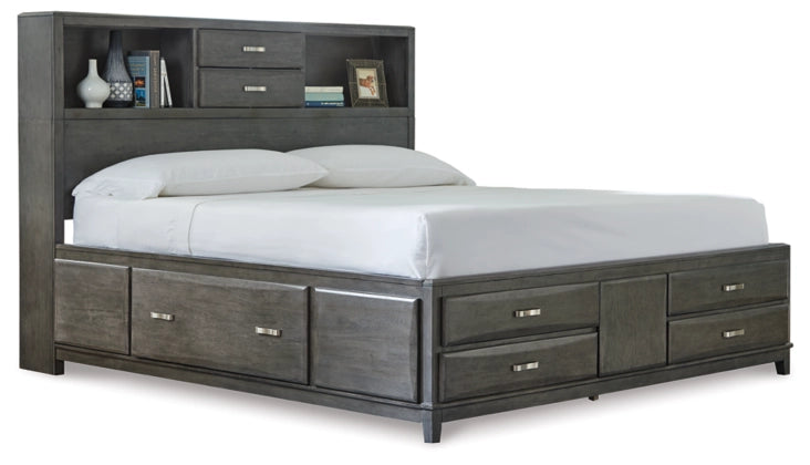 Caitbrook  Storage Bed with 8 Drawers