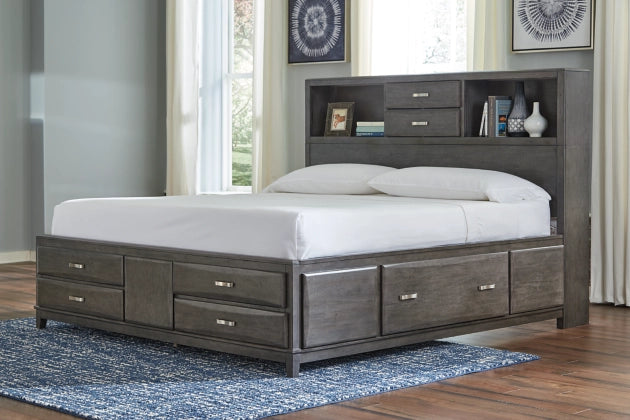 Caitbrook  Storage Bed with 8 Drawers