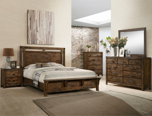 CURTIS PANEL BED SET