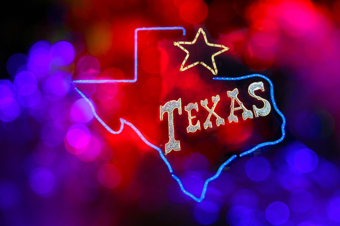 Tempered Glass w/ Foil &amp; Rhinestones – Texas Neon