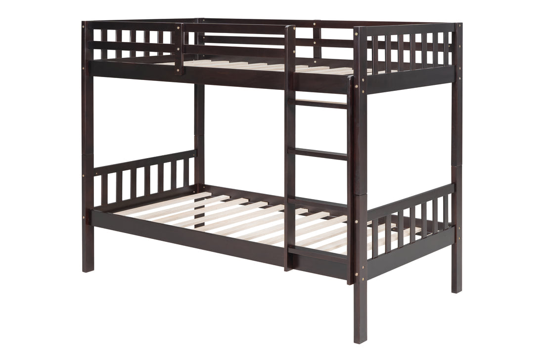 Bunk Bed Espresso TWIN over TWIN