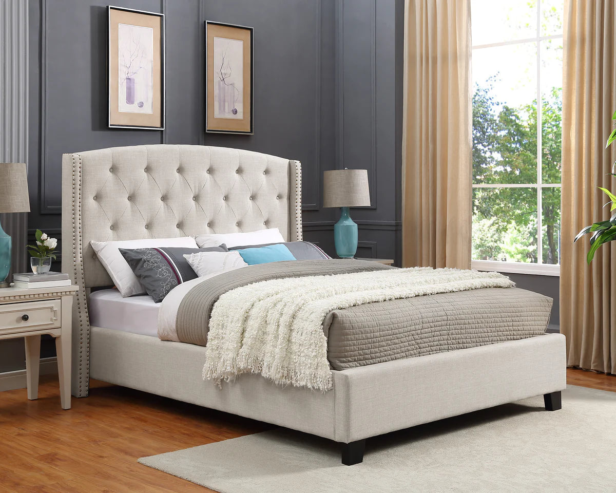 Eva Ivory Upholstered Bed linen