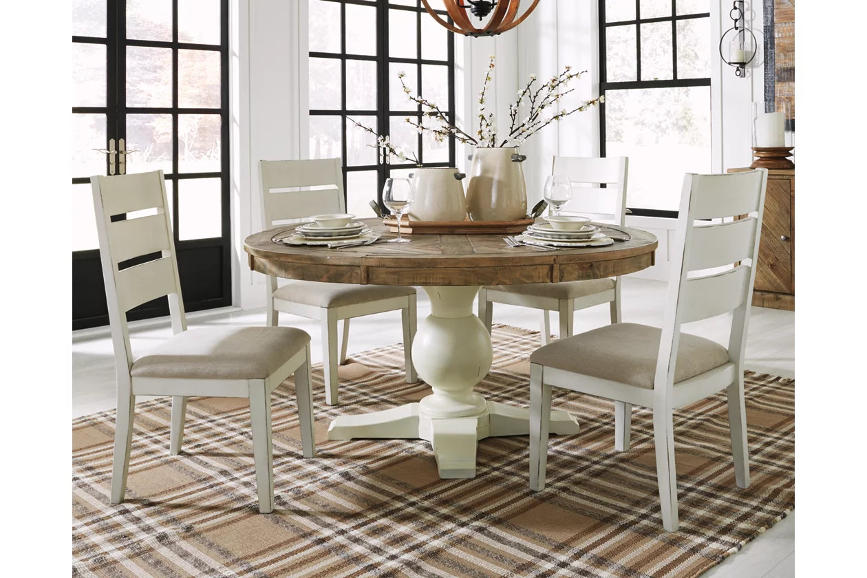 Grindleburg Dining Table and 4 Chairs Set